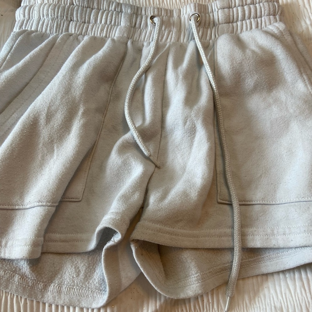 White shorts, great for over your swimsuit, size x small